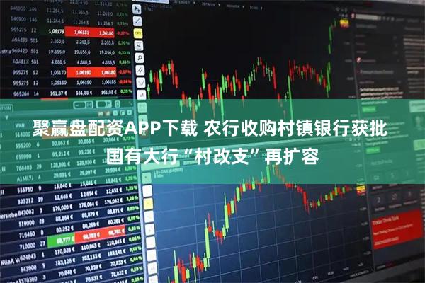 聚赢盘配资APP下载 农行收购村镇银行获批 国有大行“村改支”再扩容